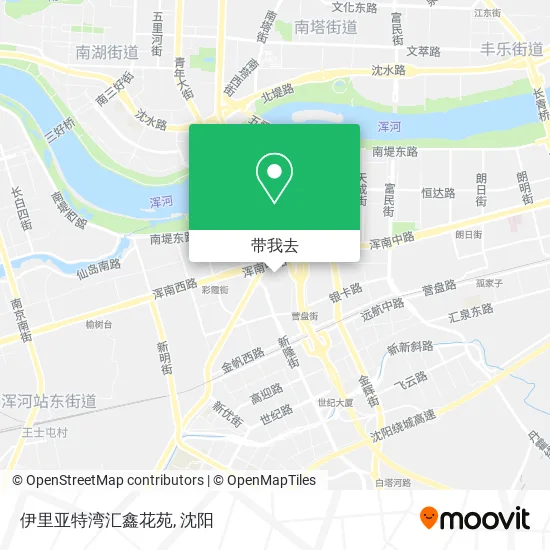 伊里亚特湾汇鑫花苑地图