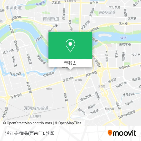 浦江苑·御品(西南门)地图