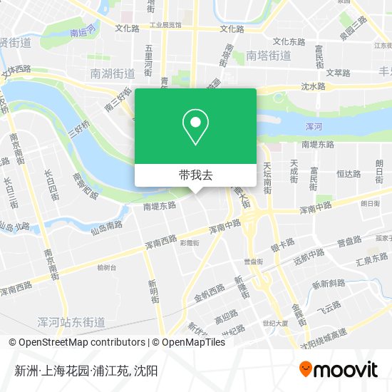 新洲·上海花园·浦江苑地图