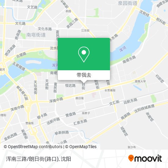 浑南三路/朗日街(路口)地图