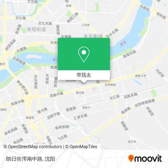 朗日街浑南中路地图