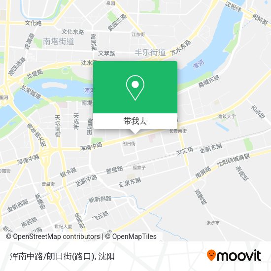 浑南中路/朗日街(路口)地图