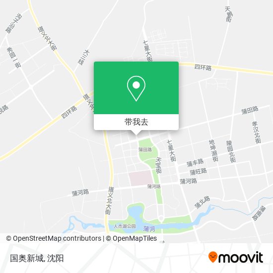 国奥新城地图