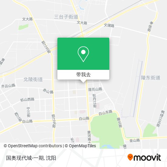 国奥现代城-一期地图