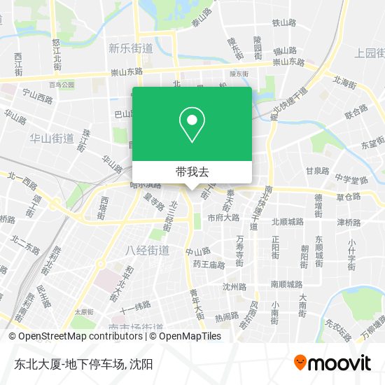 东北大厦-地下停车场地图