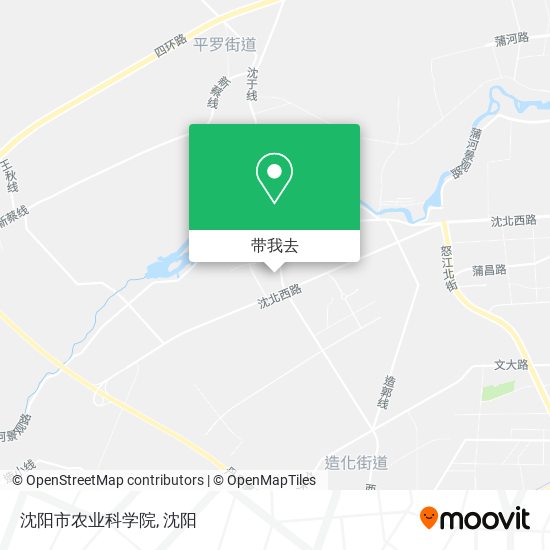 沈阳市农业科学院地图