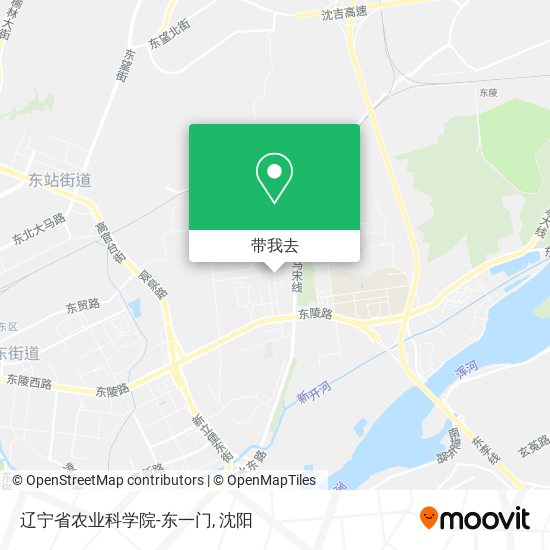 辽宁省农业科学院-东一门地图