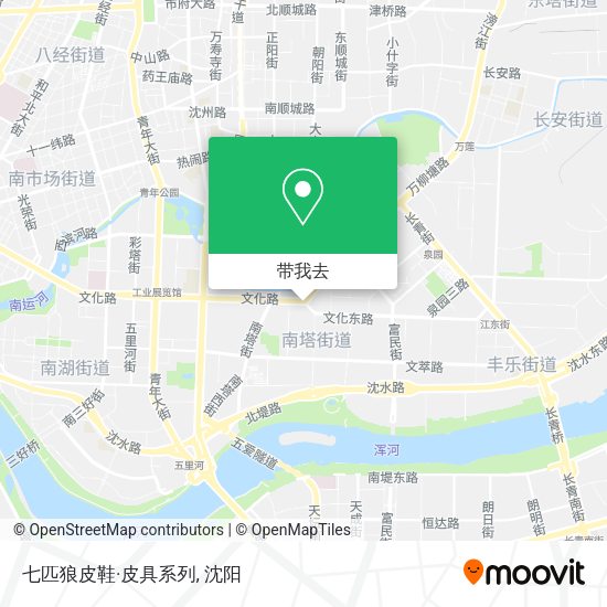 七匹狼皮鞋·皮具系列地图