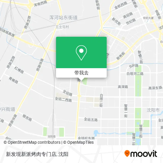 新发现新派烤肉专门店地图