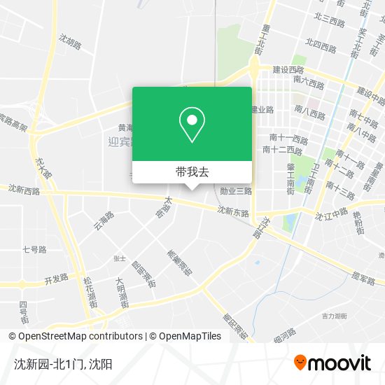 沈新园-北1门地图