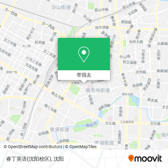 睿丁英语(沈阳校区)地图