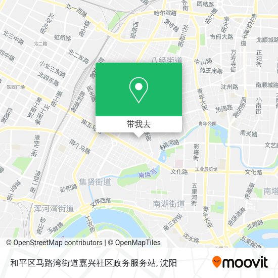 和平区马路湾街道嘉兴社区政务服务站地图