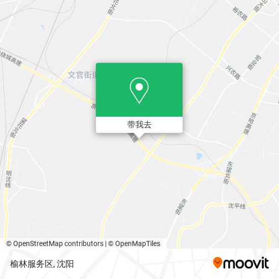 榆林服务区地图