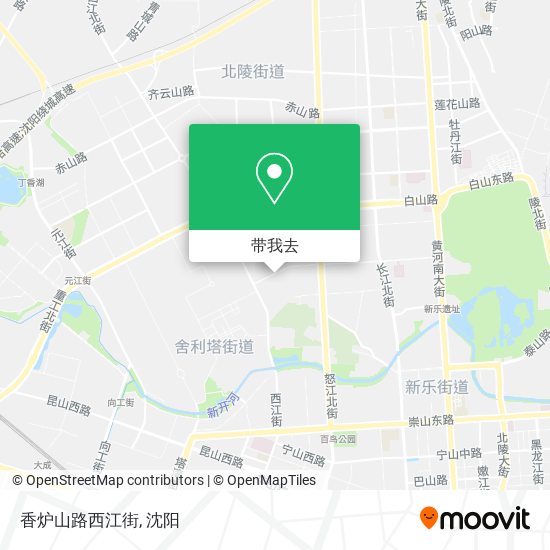 香炉山路西江街地图