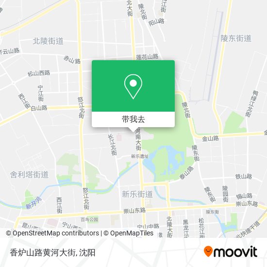 香炉山路黄河大街地图