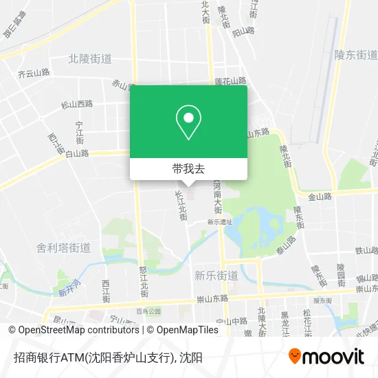 招商银行ATM(沈阳香炉山支行)地图