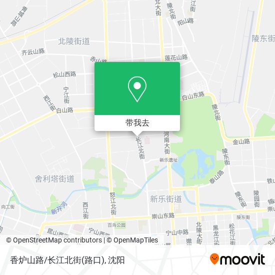 香炉山路/长江北街(路口)地图