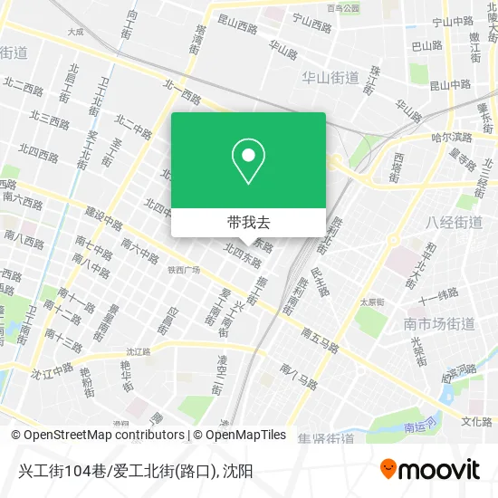 兴工街104巷/爱工北街(路口)地图