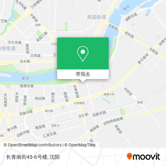 长青南街43-6号楼地图