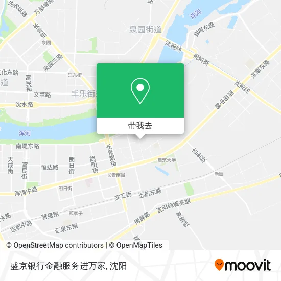 盛京银行金融服务进万家地图