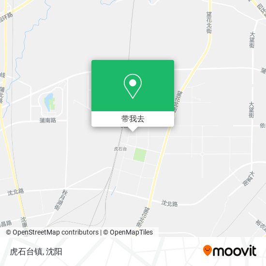 虎石台镇地图