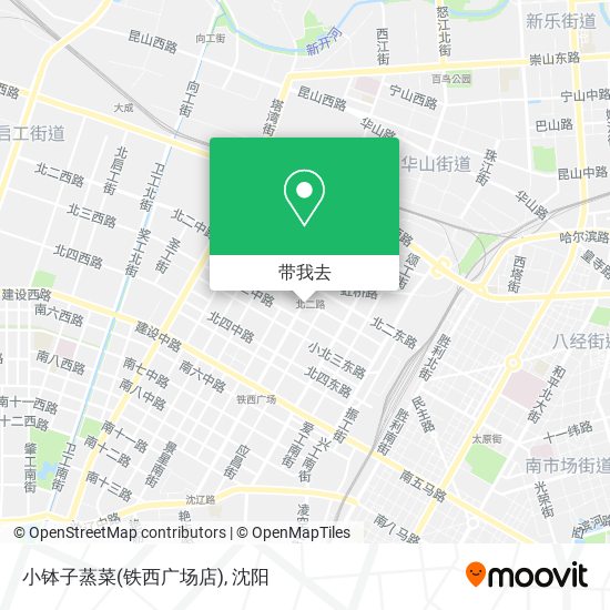 小钵子蒸菜(铁西广场店)地图