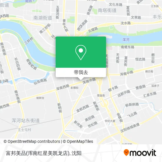 富邦美品(浑南红星美凯龙店)地图