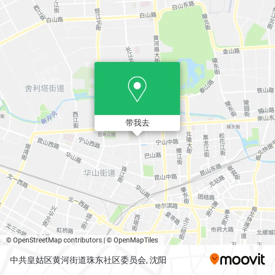 中共皇姑区黄河街道珠东社区委员会地图