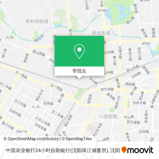 中国农业银行24小时自助银行(沈阳珠江储蓄所)地图
