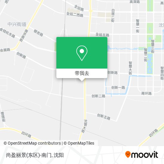 尚盈丽景(东区)-南门地图