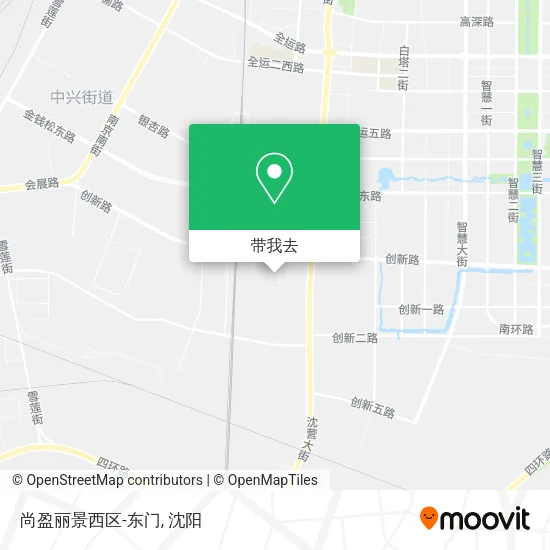 尚盈丽景西区-东门地图