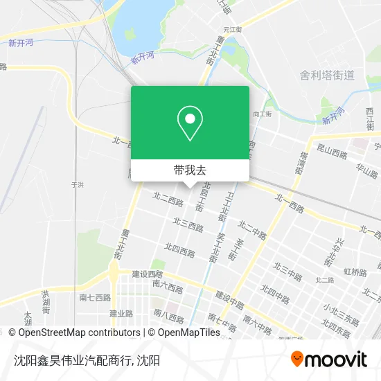沈阳鑫昊伟业汽配商行地图