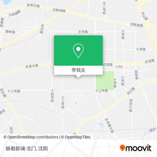 丽都新城-北门地图