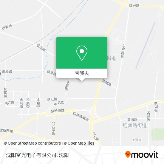 沈阳富光电子有限公司地图