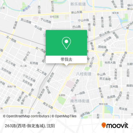 263路(西塔-御龙逸城)地图