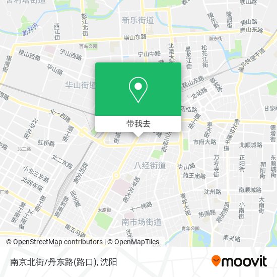 南京北街/丹东路(路口)地图
