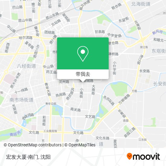 宏发大厦-南门地图
