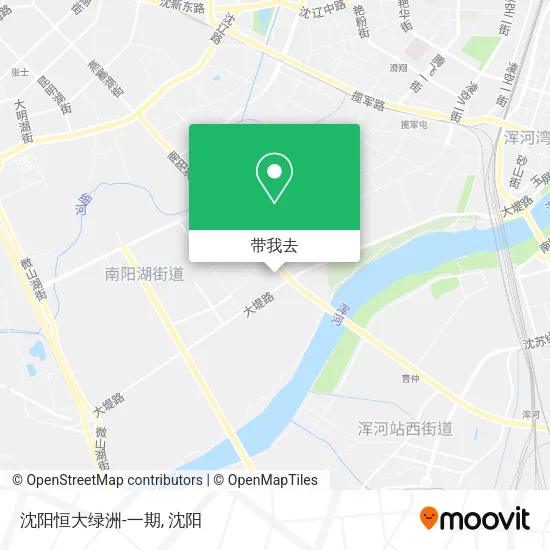沈阳恒大绿洲-一期地图
