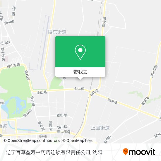 辽宁百草益寿中药房连锁有限责任公司地图