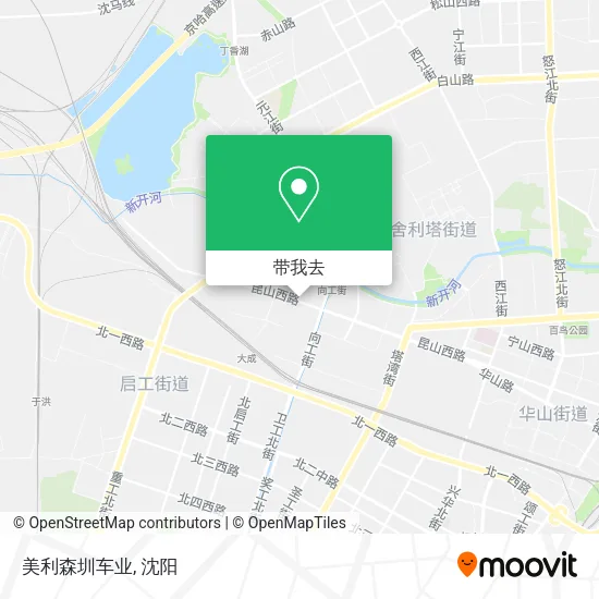 美利森圳车业地图