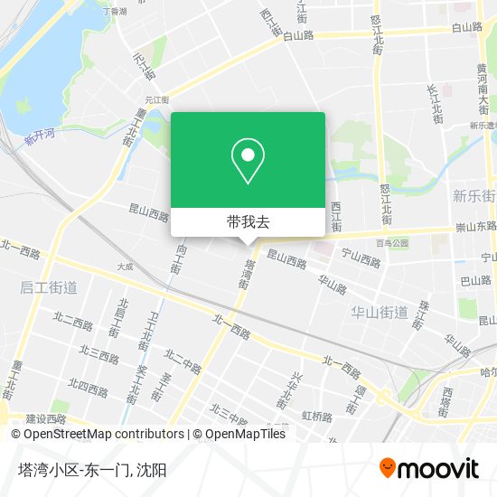 塔湾小区-东一门地图
