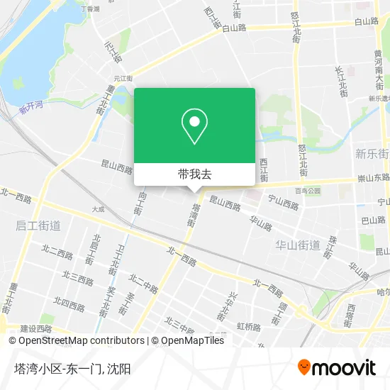 塔湾小区-东一门地图