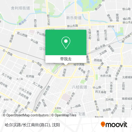 哈尔滨路/长江南街(路口)地图