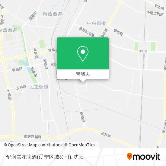 华润雪花啤酒(辽宁区域公司)地图