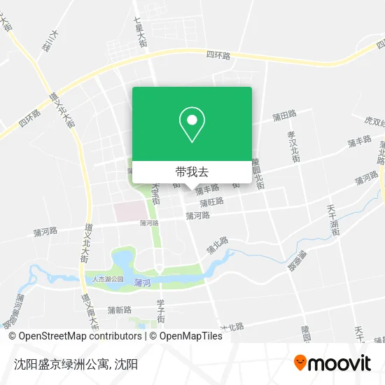 沈阳盛京绿洲公寓地图