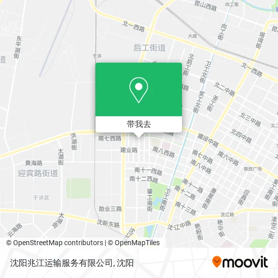 沈阳兆江运输服务有限公司地图