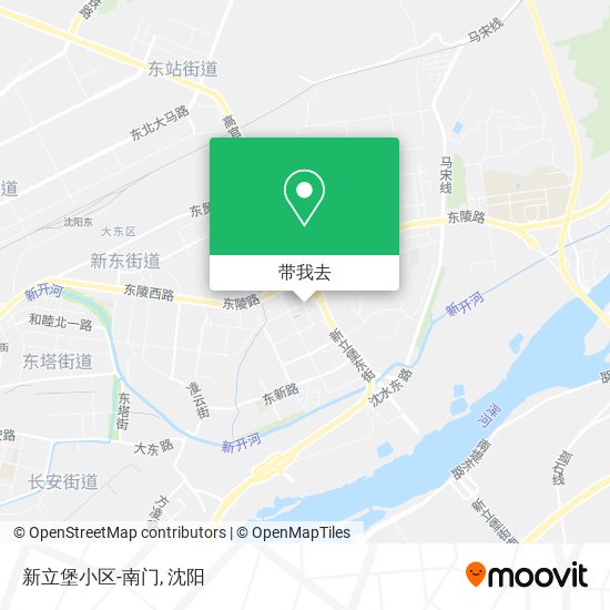 新立堡小区-南门地图