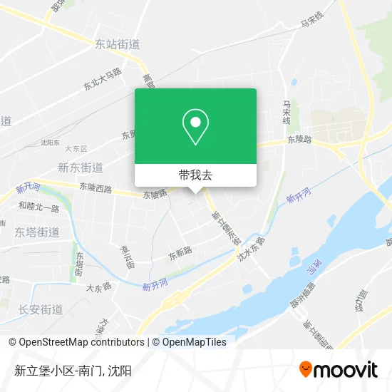 新立堡小区-南门地图