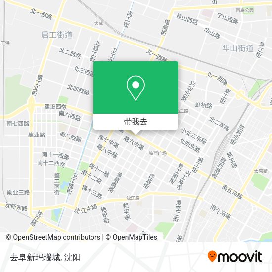 去阜新玛瑙城地图