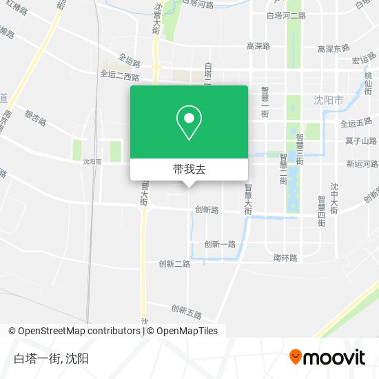 白塔一街地图
